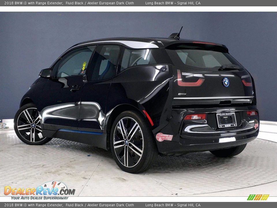 2018 BMW i3 with Range Extender Fluid Black / Atelier European Dark Cloth Photo #10