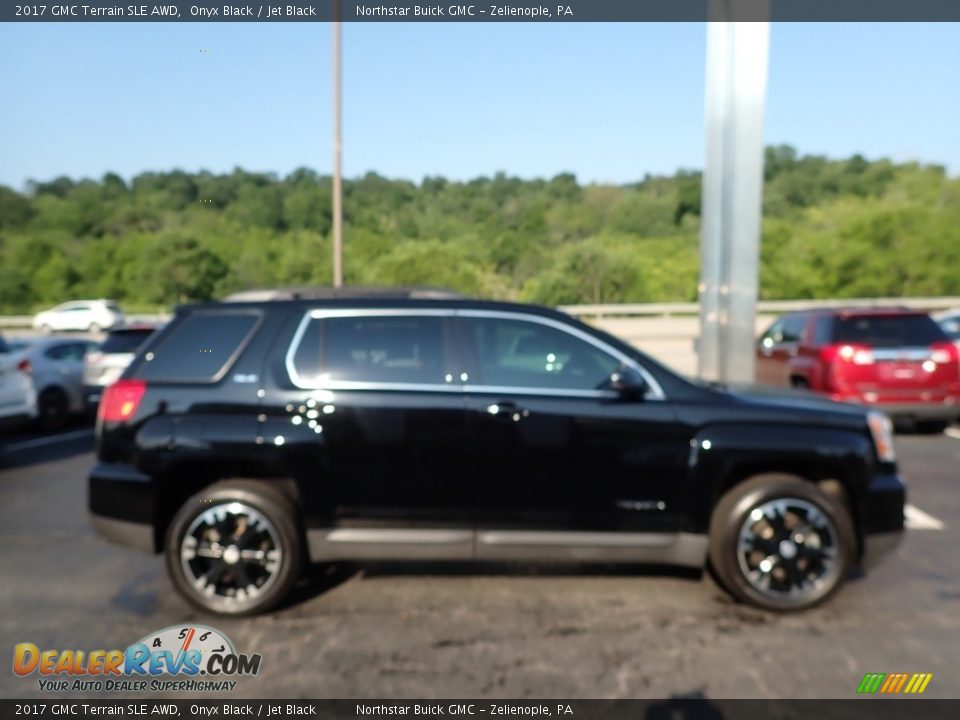 2017 GMC Terrain SLE AWD Onyx Black / Jet Black Photo #5