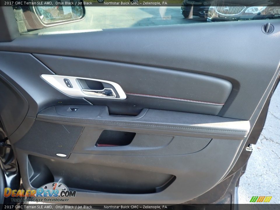 2017 GMC Terrain SLE AWD Onyx Black / Jet Black Photo #7