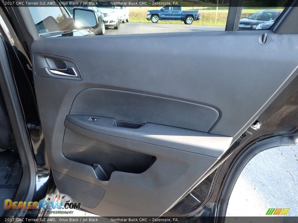 2017 GMC Terrain SLE AWD Onyx Black / Jet Black Photo #8