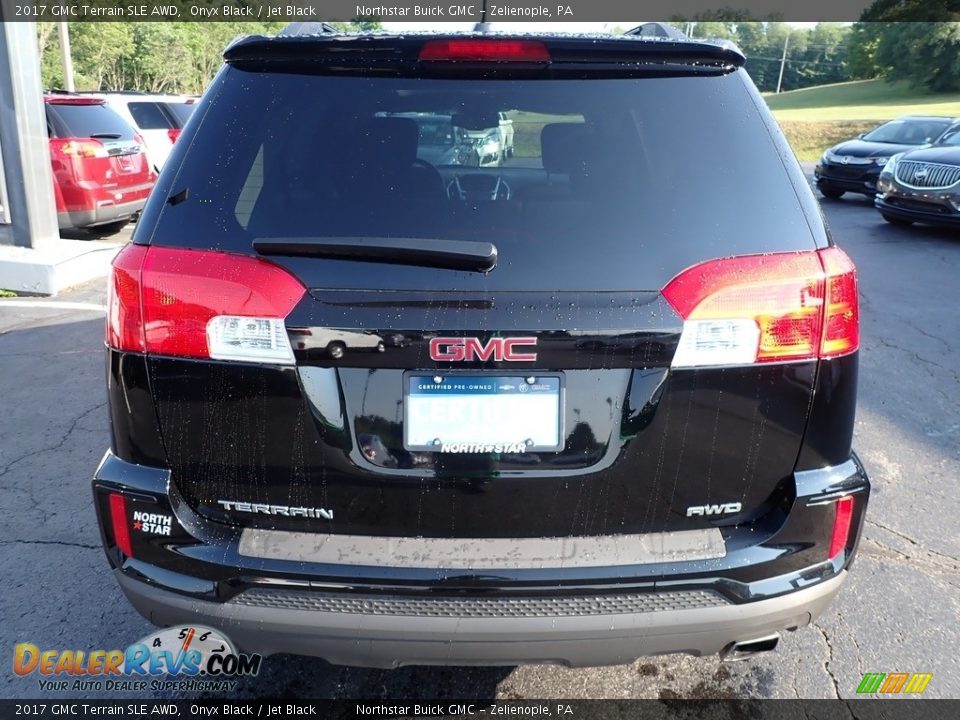 2017 GMC Terrain SLE AWD Onyx Black / Jet Black Photo #10