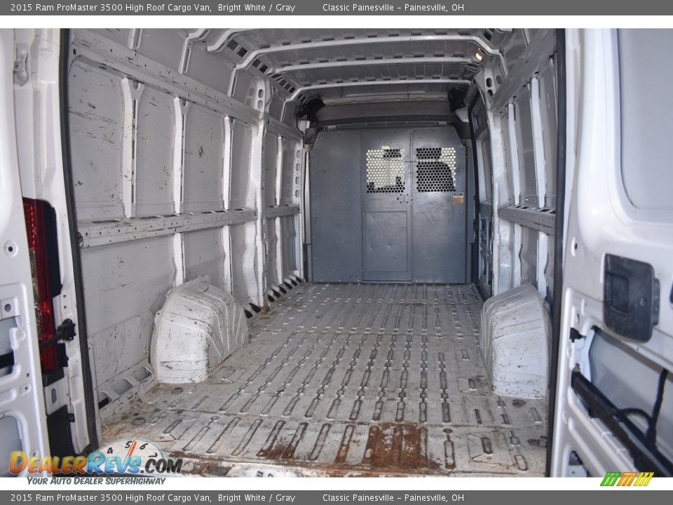 2015 Ram ProMaster 3500 High Roof Cargo Van Bright White / Gray Photo #7