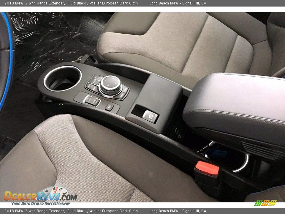 2018 BMW i3 with Range Extender Fluid Black / Atelier European Dark Cloth Photo #16