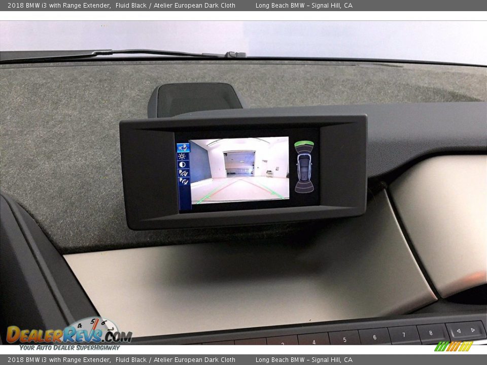 2018 BMW i3 with Range Extender Fluid Black / Atelier European Dark Cloth Photo #17