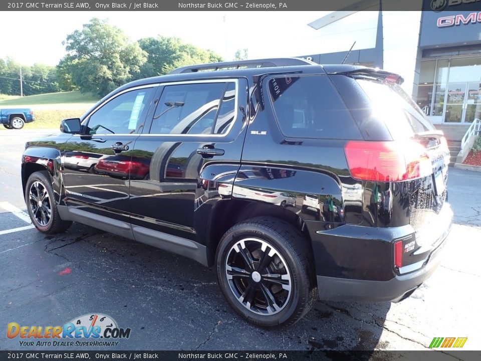 2017 GMC Terrain SLE AWD Onyx Black / Jet Black Photo #12