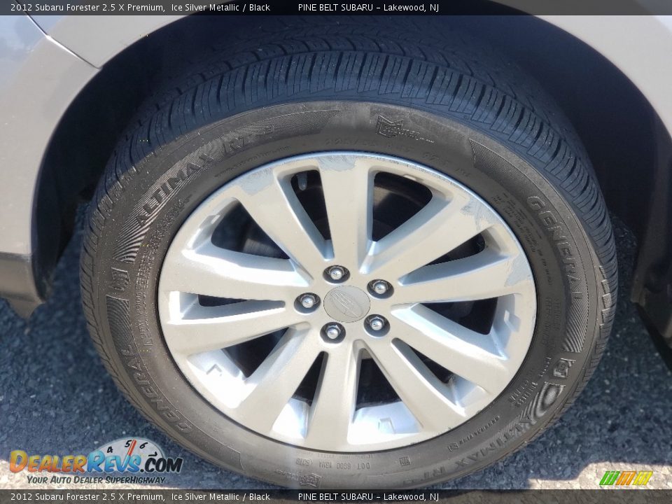 2012 Subaru Forester 2.5 X Premium Ice Silver Metallic / Black Photo #31