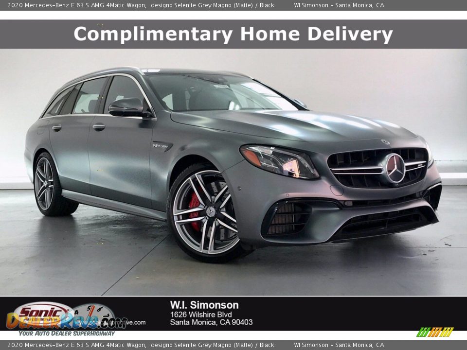 2020 Mercedes-Benz E 63 S AMG 4Matic Wagon designo Selenite Grey Magno (Matte) / Black Photo #1