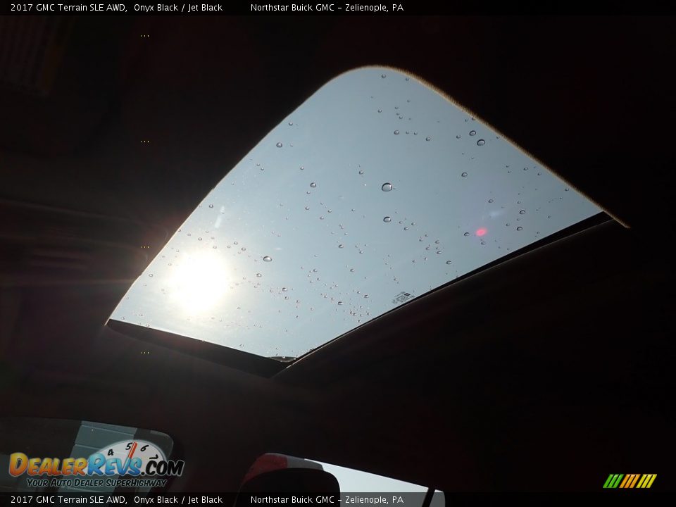 2017 GMC Terrain SLE AWD Onyx Black / Jet Black Photo #17