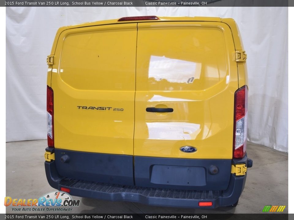 2015 Ford Transit Van 250 LR Long School Bus Yellow / Charcoal Black Photo #3