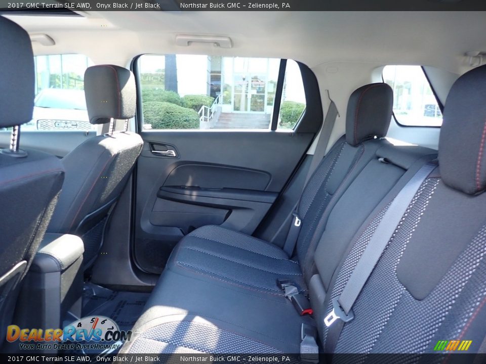 2017 GMC Terrain SLE AWD Onyx Black / Jet Black Photo #19