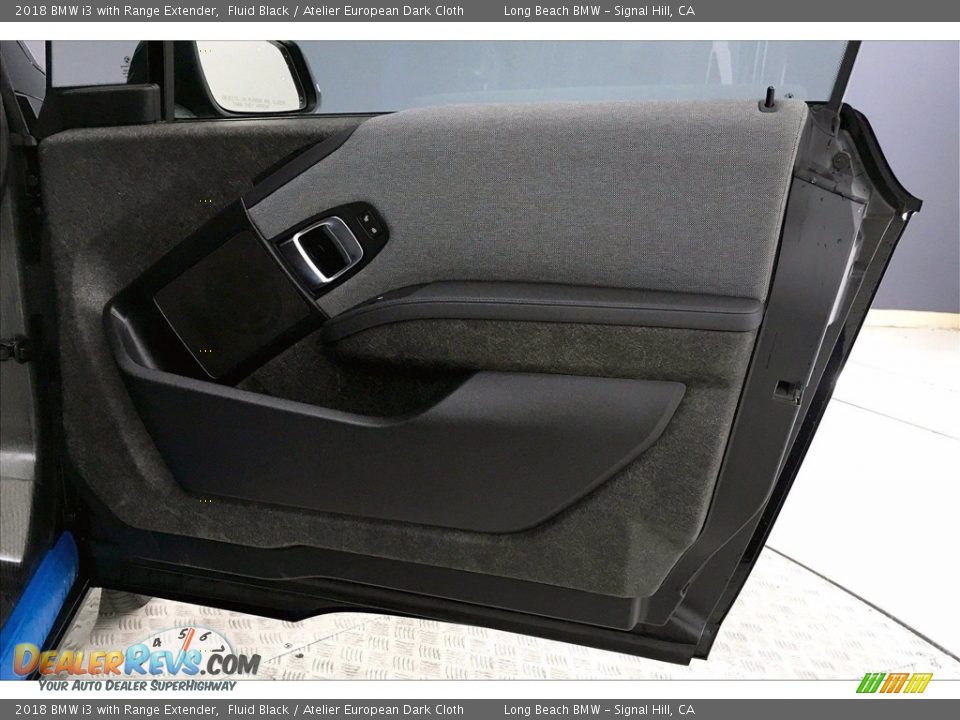 2018 BMW i3 with Range Extender Fluid Black / Atelier European Dark Cloth Photo #24
