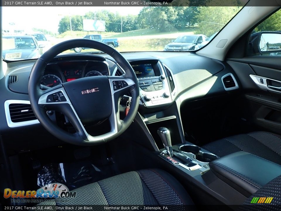 2017 GMC Terrain SLE AWD Onyx Black / Jet Black Photo #20