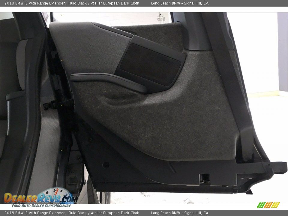 2018 BMW i3 with Range Extender Fluid Black / Atelier European Dark Cloth Photo #25