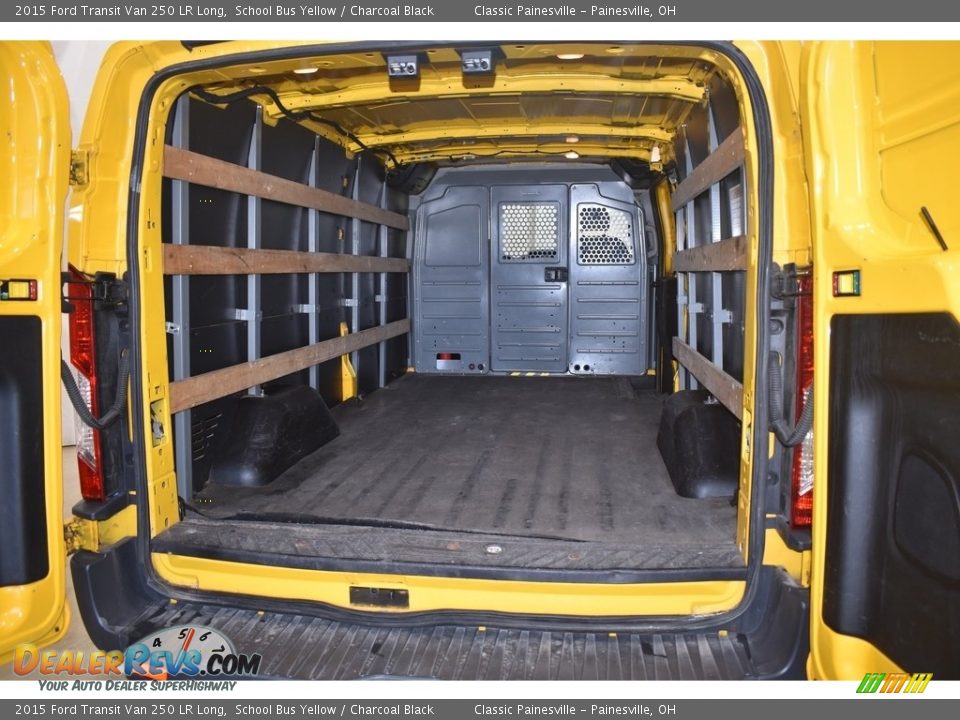 2015 Ford Transit Van 250 LR Long School Bus Yellow / Charcoal Black Photo #7