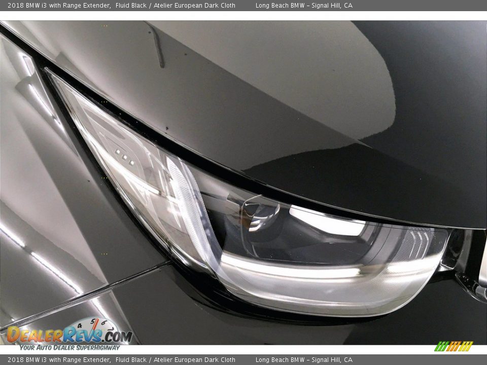 2018 BMW i3 with Range Extender Fluid Black / Atelier European Dark Cloth Photo #26