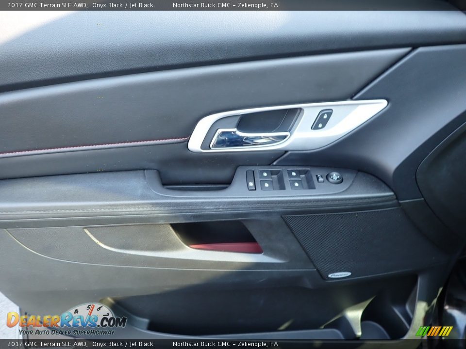2017 GMC Terrain SLE AWD Onyx Black / Jet Black Photo #22