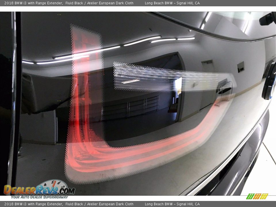 2018 BMW i3 with Range Extender Fluid Black / Atelier European Dark Cloth Photo #27