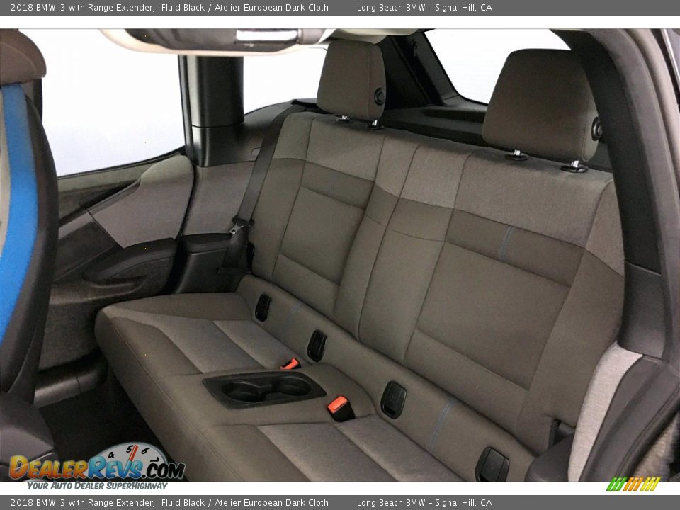 2018 BMW i3 with Range Extender Fluid Black / Atelier European Dark Cloth Photo #30