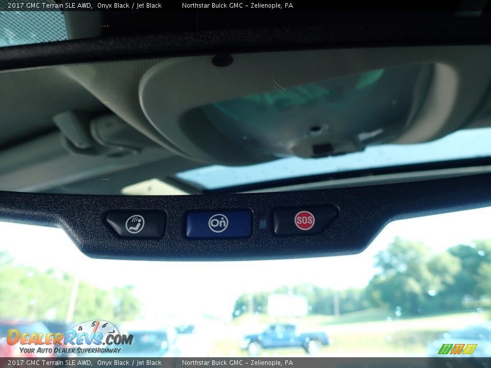 2017 GMC Terrain SLE AWD Onyx Black / Jet Black Photo #28