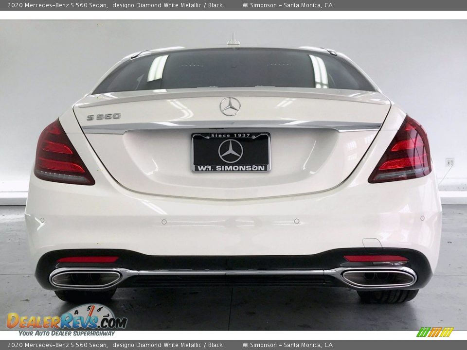 2020 Mercedes-Benz S 560 Sedan designo Diamond White Metallic / Black Photo #3