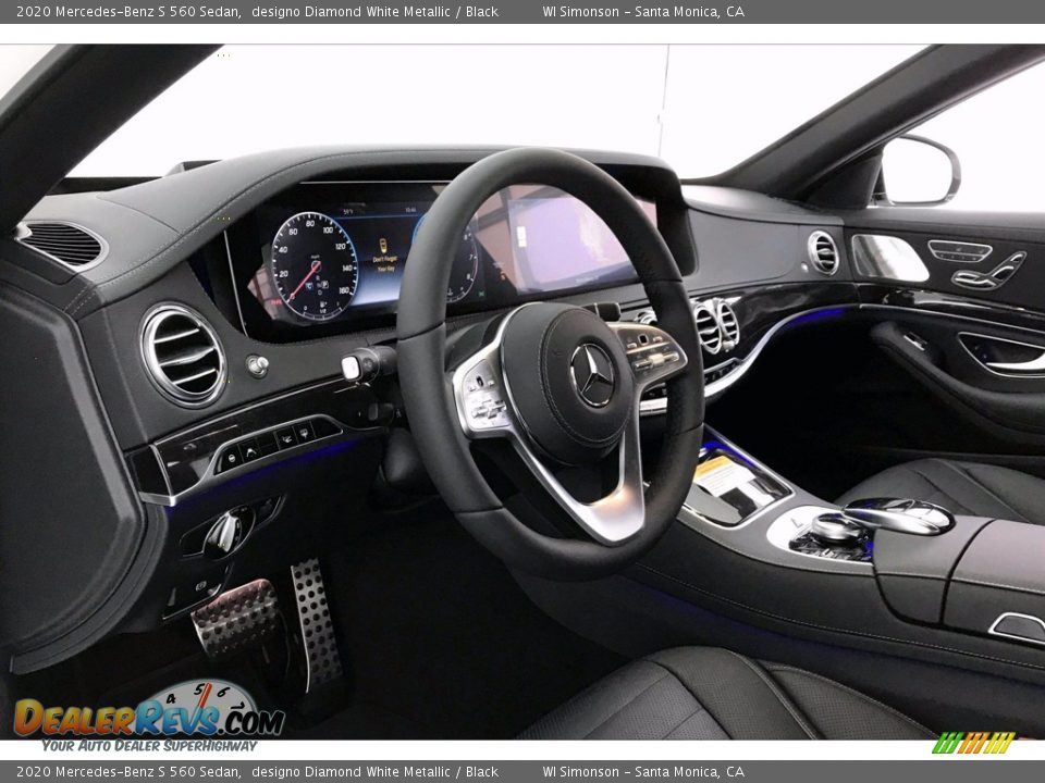 2020 Mercedes-Benz S 560 Sedan designo Diamond White Metallic / Black Photo #4