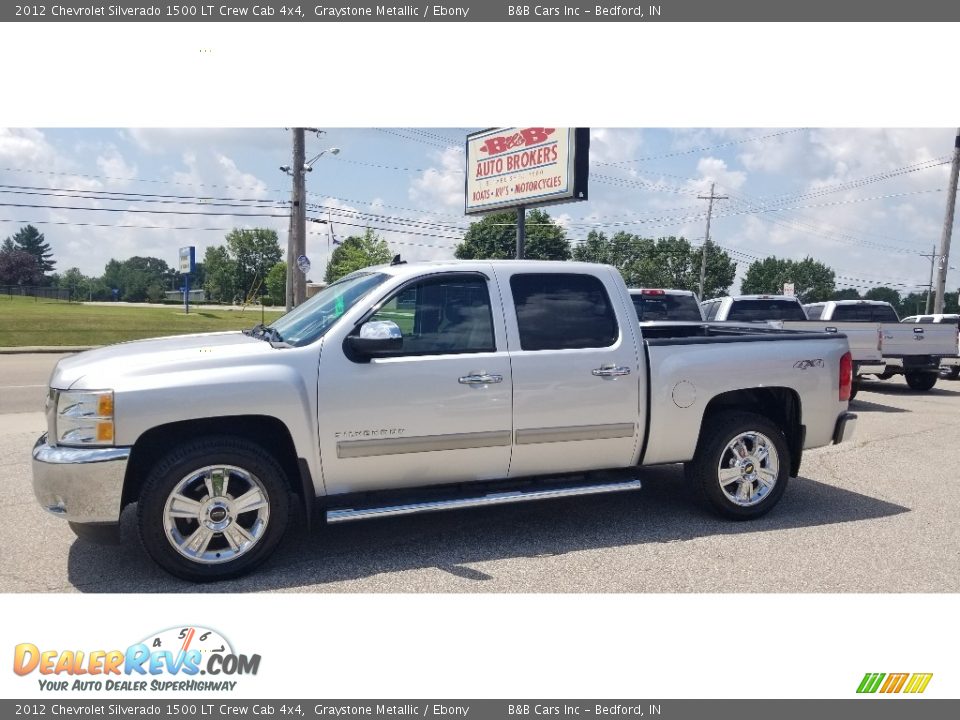 2012 Chevrolet Silverado 1500 LT Crew Cab 4x4 Graystone Metallic / Ebony Photo #3