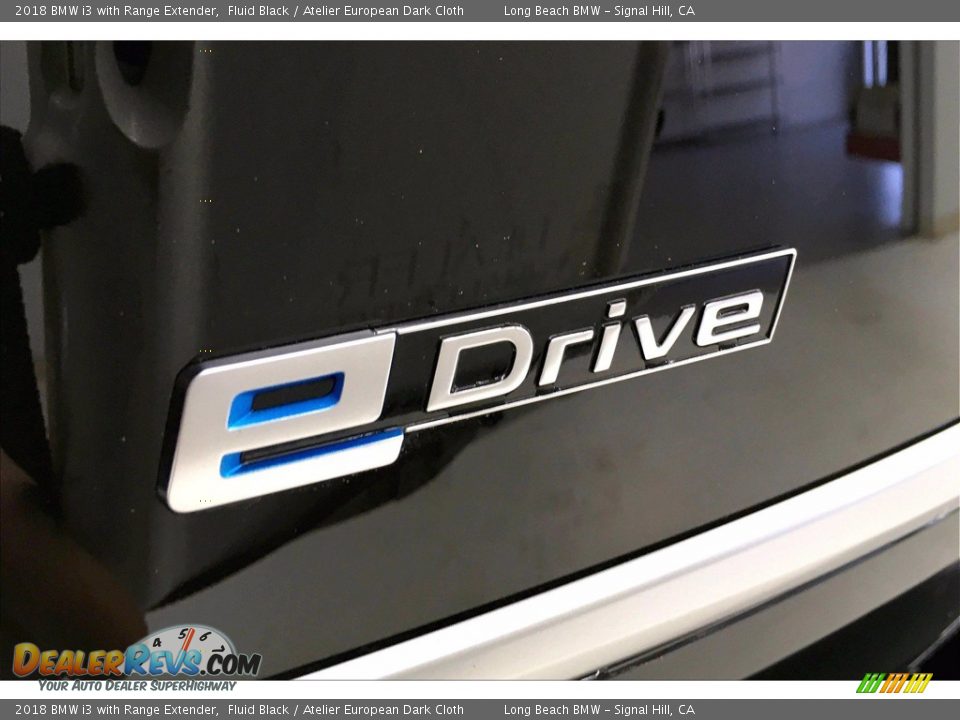 2018 BMW i3 with Range Extender Fluid Black / Atelier European Dark Cloth Photo #35