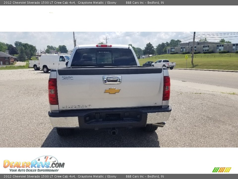 2012 Chevrolet Silverado 1500 LT Crew Cab 4x4 Graystone Metallic / Ebony Photo #4