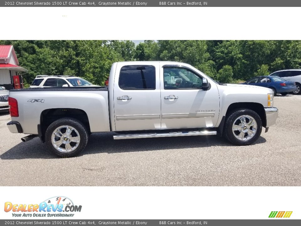 2012 Chevrolet Silverado 1500 LT Crew Cab 4x4 Graystone Metallic / Ebony Photo #6