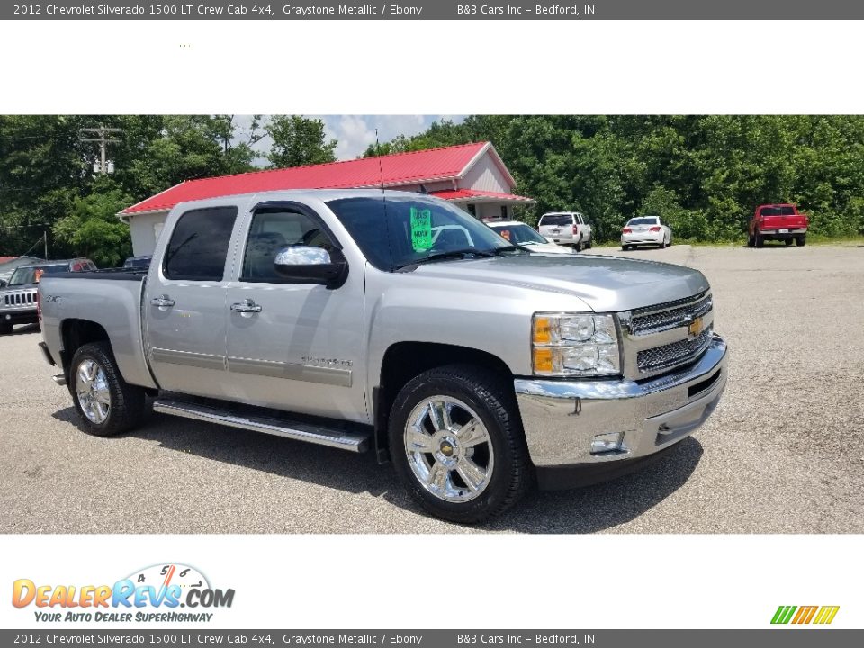 2012 Chevrolet Silverado 1500 LT Crew Cab 4x4 Graystone Metallic / Ebony Photo #7