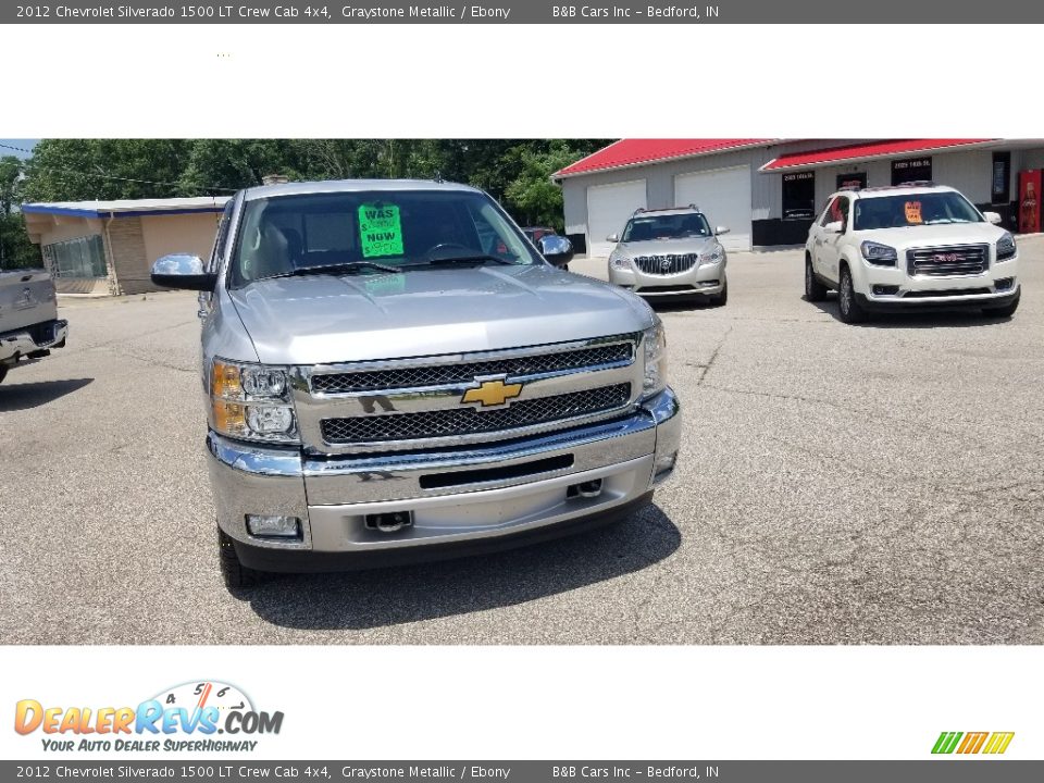 2012 Chevrolet Silverado 1500 LT Crew Cab 4x4 Graystone Metallic / Ebony Photo #8