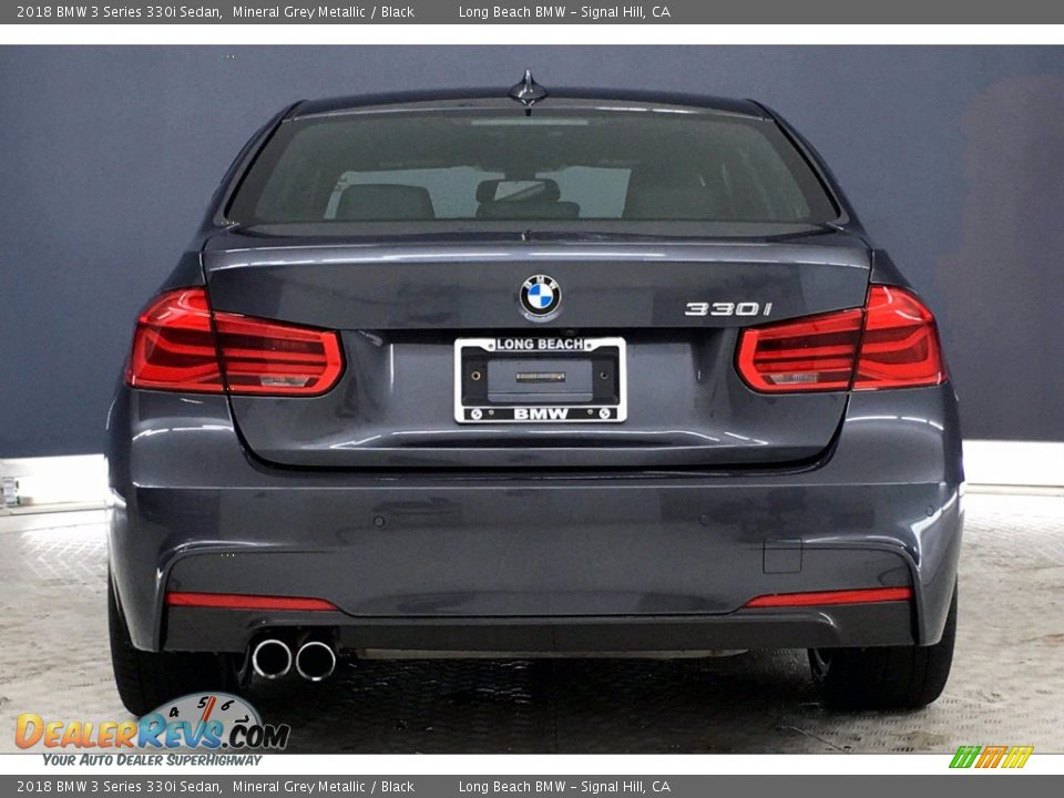 2018 BMW 3 Series 330i Sedan Mineral Grey Metallic / Black Photo #3
