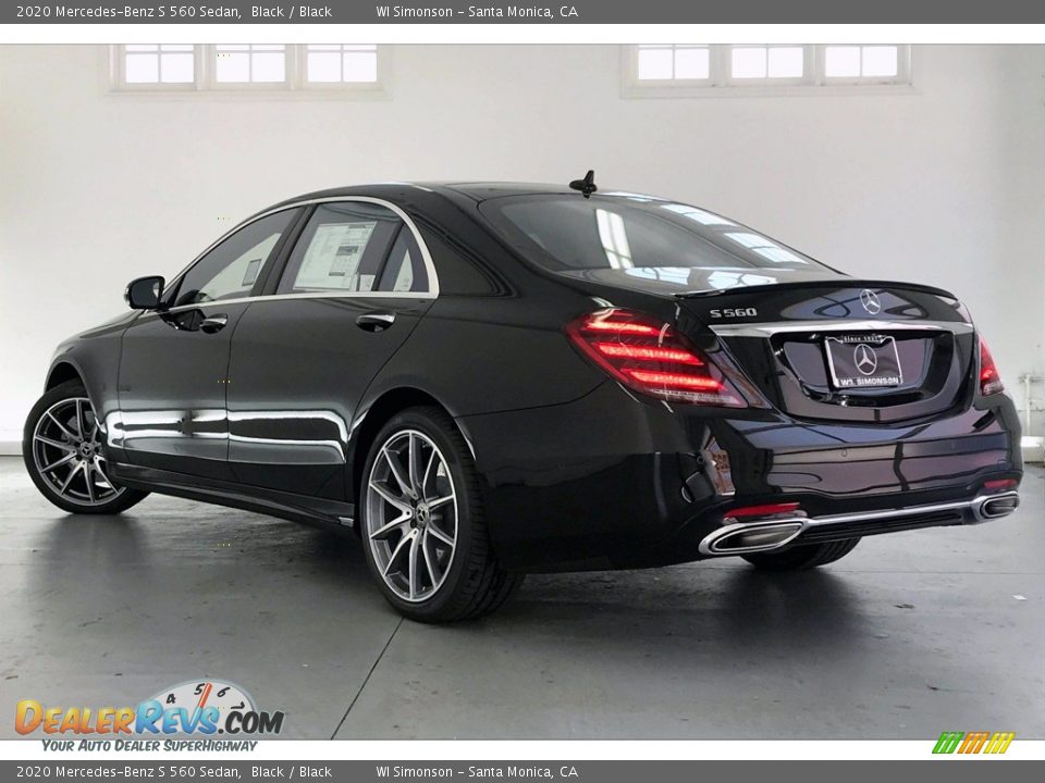 2020 Mercedes-Benz S 560 Sedan Black / Black Photo #2