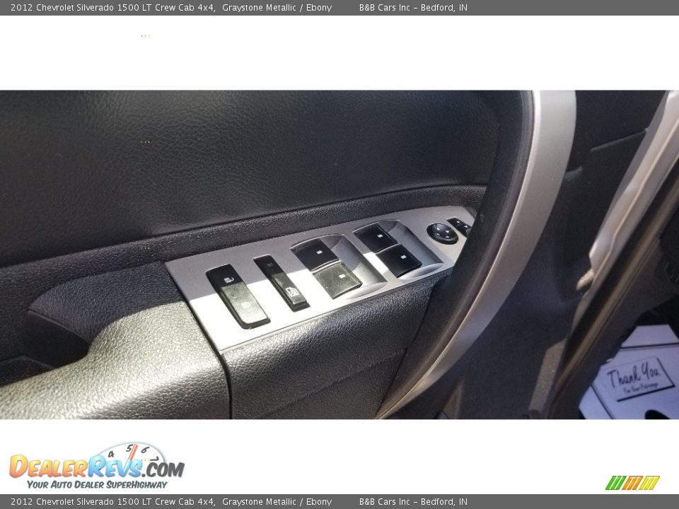 2012 Chevrolet Silverado 1500 LT Crew Cab 4x4 Graystone Metallic / Ebony Photo #13