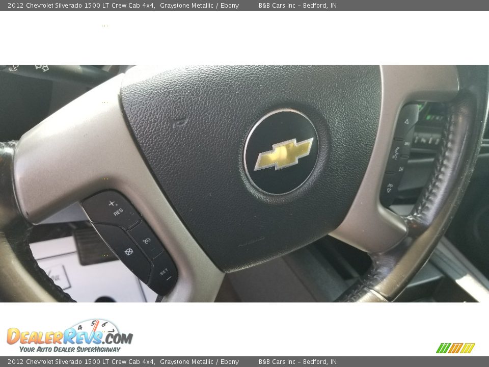 2012 Chevrolet Silverado 1500 LT Crew Cab 4x4 Graystone Metallic / Ebony Photo #14