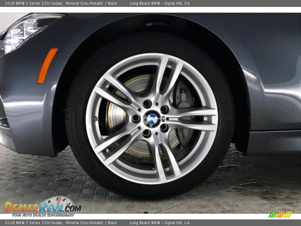 2018 BMW 3 Series 330i Sedan Mineral Grey Metallic / Black Photo #8