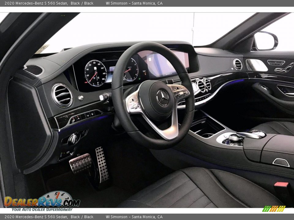 2020 Mercedes-Benz S 560 Sedan Black / Black Photo #4