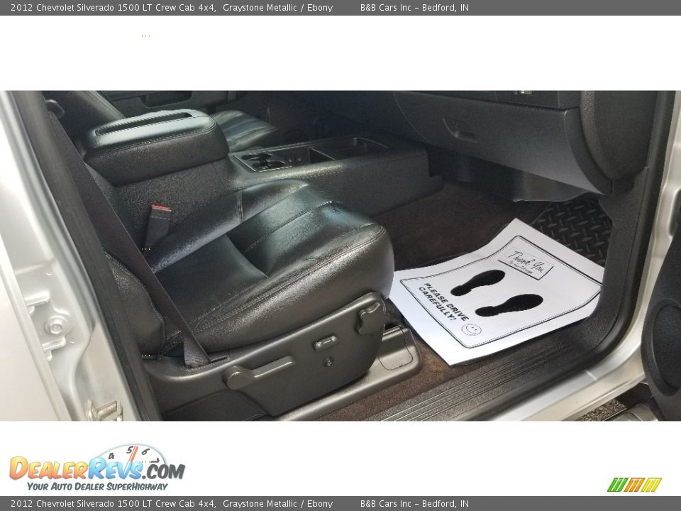 2012 Chevrolet Silverado 1500 LT Crew Cab 4x4 Graystone Metallic / Ebony Photo #16