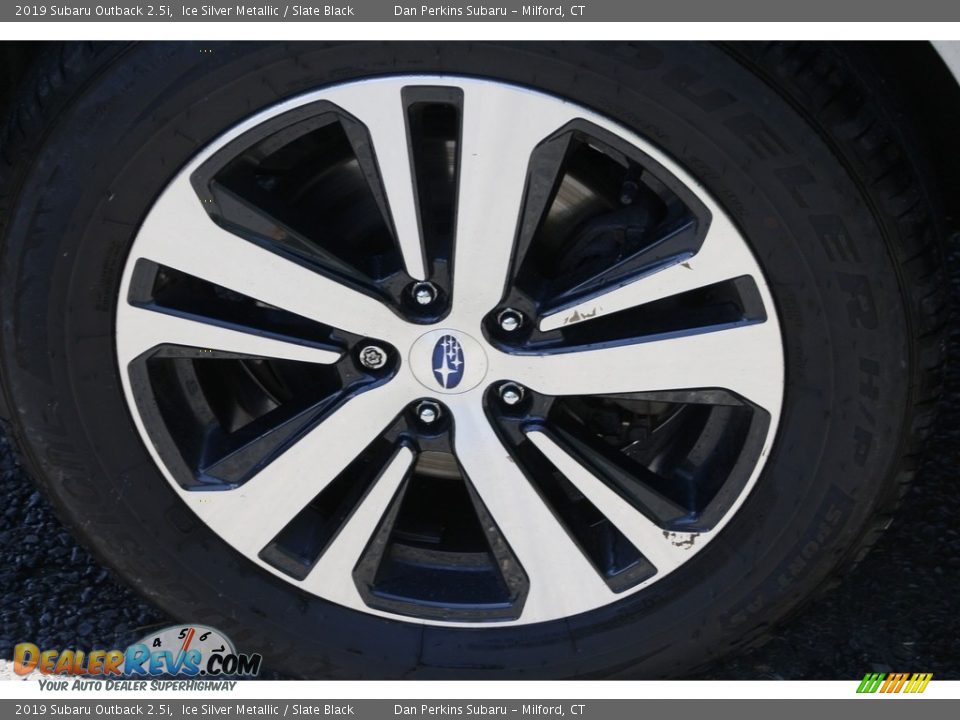 2019 Subaru Outback 2.5i Ice Silver Metallic / Slate Black Photo #24
