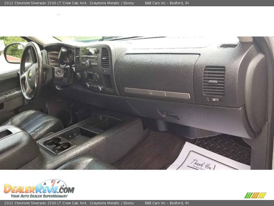 2012 Chevrolet Silverado 1500 LT Crew Cab 4x4 Graystone Metallic / Ebony Photo #17