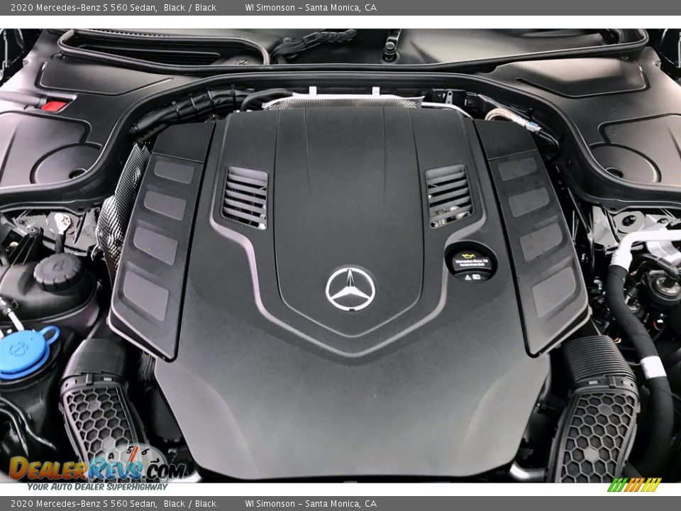 2020 Mercedes-Benz S 560 Sedan Black / Black Photo #8