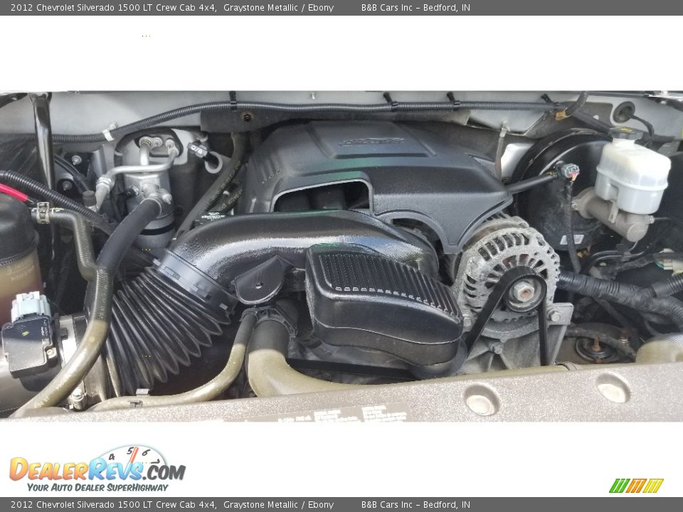 2012 Chevrolet Silverado 1500 LT Crew Cab 4x4 Graystone Metallic / Ebony Photo #19