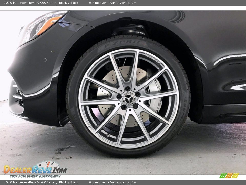2020 Mercedes-Benz S 560 Sedan Black / Black Photo #9