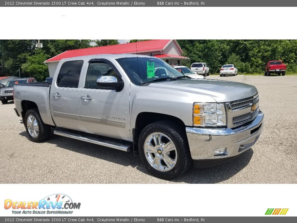 2012 Chevrolet Silverado 1500 LT Crew Cab 4x4 Graystone Metallic / Ebony Photo #20
