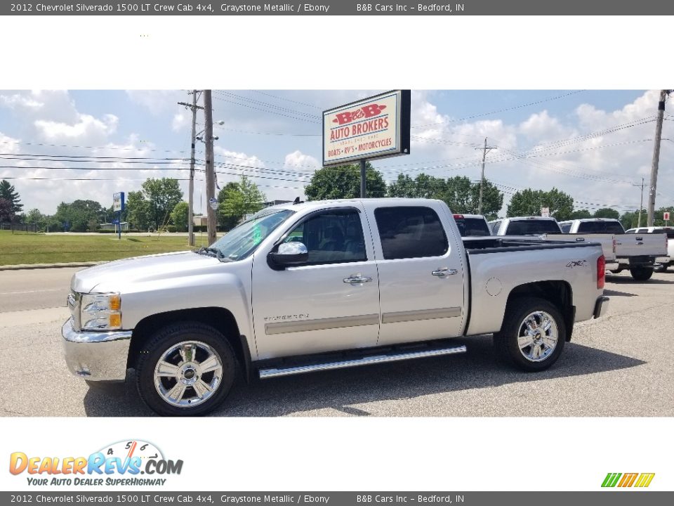 2012 Chevrolet Silverado 1500 LT Crew Cab 4x4 Graystone Metallic / Ebony Photo #21