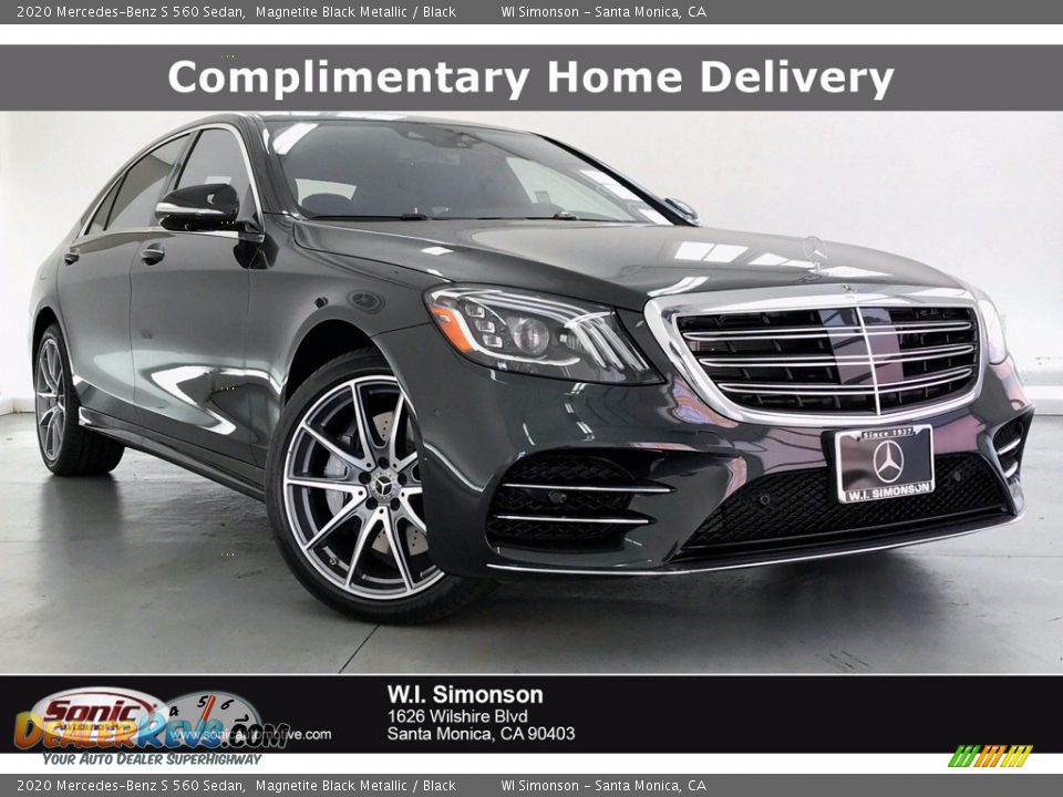 2020 Mercedes-Benz S 560 Sedan Magnetite Black Metallic / Black Photo #1