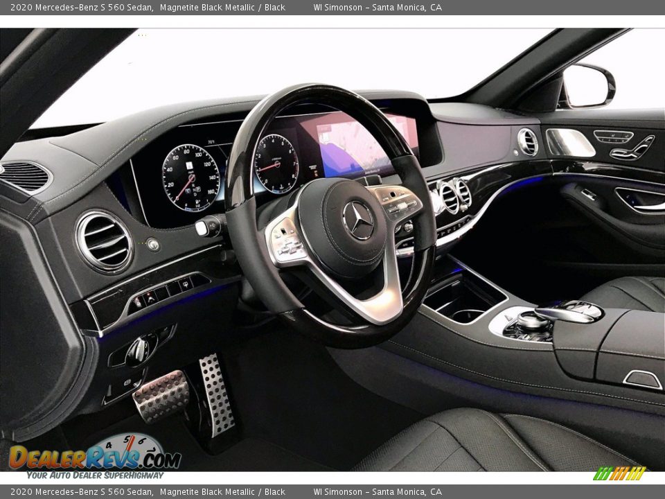 2020 Mercedes-Benz S 560 Sedan Magnetite Black Metallic / Black Photo #4