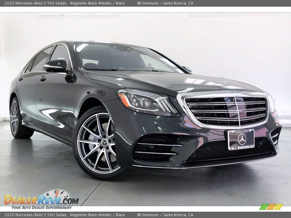 2020 Mercedes-Benz S 560 Sedan Magnetite Black Metallic / Black Photo #10