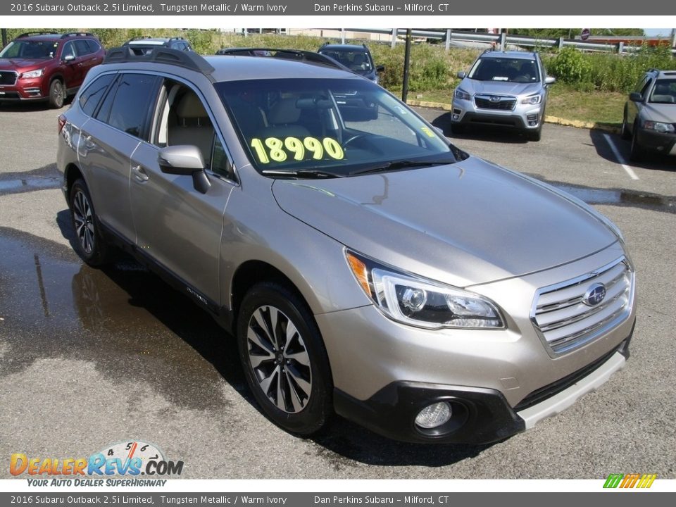 Tungsten Metallic 2016 Subaru Outback 2.5i Limited Photo #3