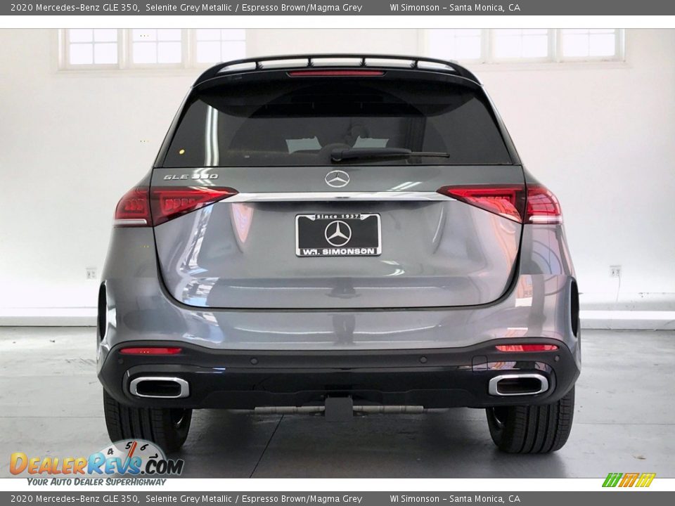 2020 Mercedes-Benz GLE 350 Selenite Grey Metallic / Espresso Brown/Magma Grey Photo #3